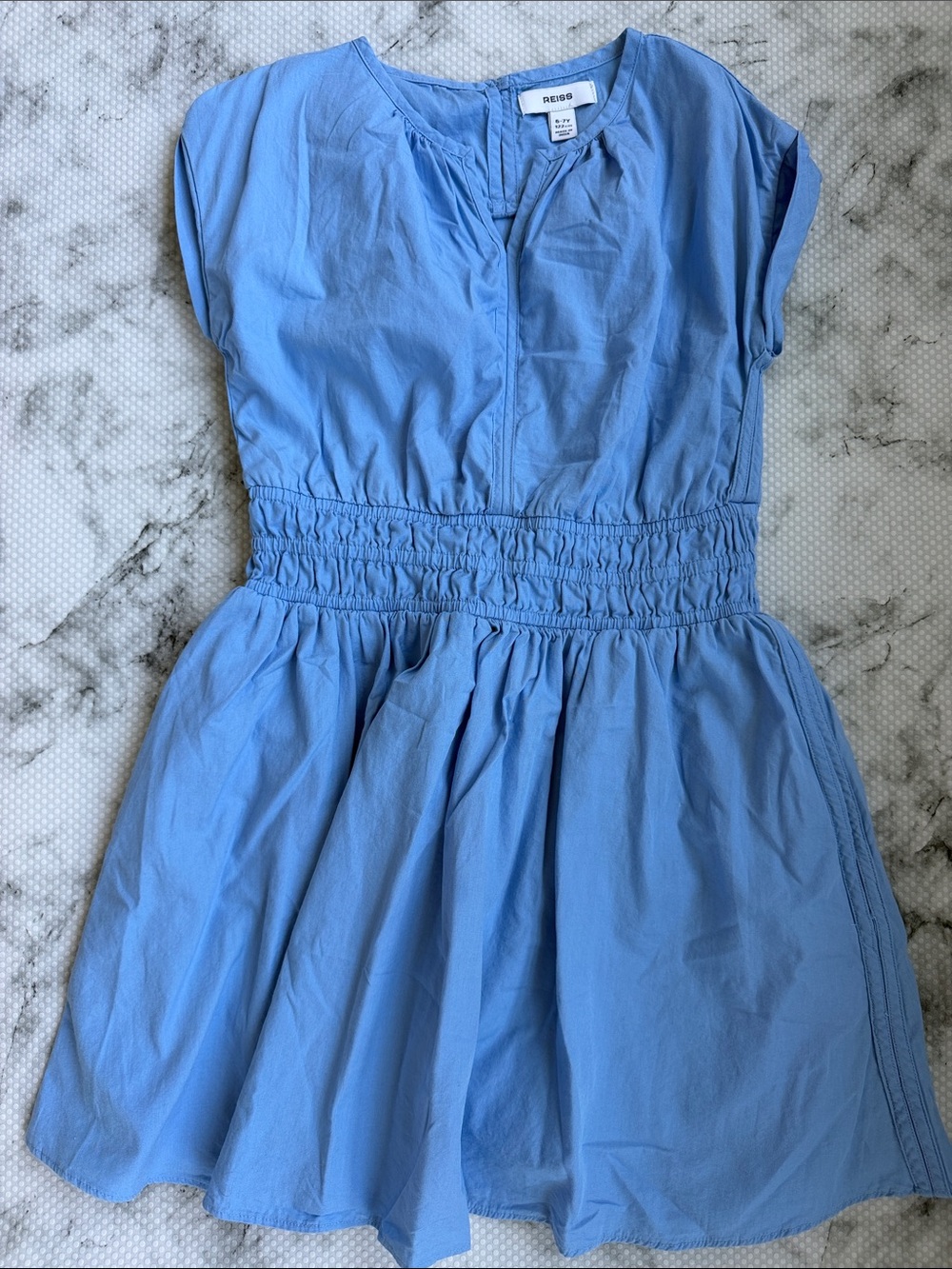 Reiss Girls Smocked Waist Dress